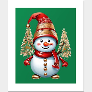 Snowman Posters and Art